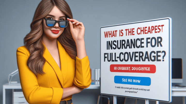 What is the Cheapest Insurance for Full-Coverage?