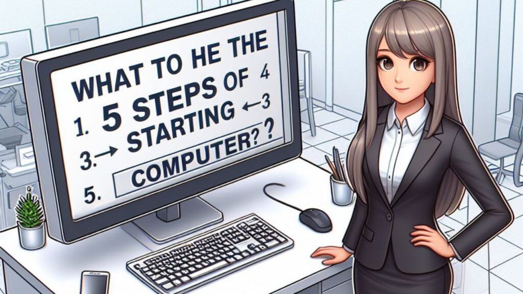 What are the 5 Steps of Starting a Computer?